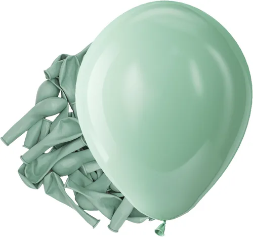 Vista 158 de Bezente - Globos redondos de látex cromado metálico plateado para helio, paquete de 100 unidades de 12 pulgadas Globos plateados para decoraciones