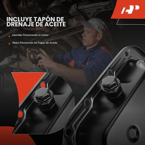 Vista 7 de A-Premium Cárter de aceite de transmisión con tapón de drenaje compatible con Mazda 2 2011 2012 2013 2014 2015, 1.5L, solo transmisión automática