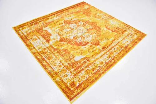 Vista 484 de Unique Loom Sofia Collection - Alfombra de área - Salle Garnier (3' 3" x 5' 3" Rectángulo, Turquesa/Azul)