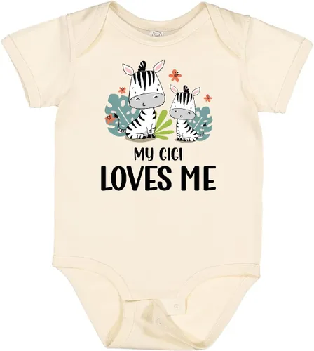Vista 10 de inktastic Body para bebé Zebra My Gigi Loves Me