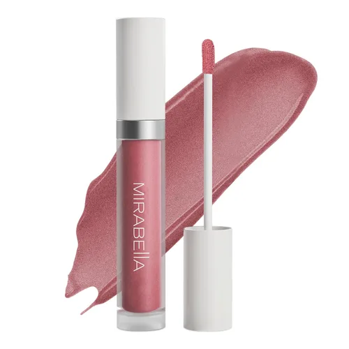 Vista 16 de Mirabella - Brillo de labios Luxe Advanced Formula, brillo labial hidratante no pegajoso con lanolina vegana, aceite de jojoba y vitamina E