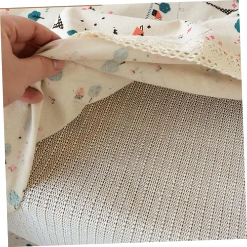 Vista 2 de Cabilock 2 tapetes antideslizantes de látex para el hogar, tapetes de baño para baño, 15.7 x 23.6 in, color blanco cremoso, no adhesivos, fácil