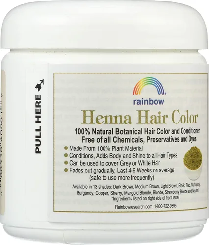 Vista 2 de Rainbow Research Henna roja, 4 oz (paquete de 2)