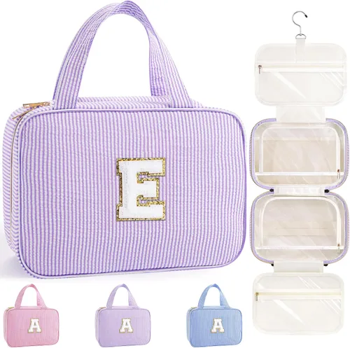 Vista 34 de TOPEAST Regalos de Navidad para Mujeres, Adolescentes y Niñas - Bolsa de Aseo Colgante de Viaje y Bolsa de Maquillaje, Bolsa de Aseo Personalizada