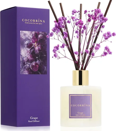 Vista 48 de Difusor de Varillas Cocorrína - Difusor Aromatizante con Aroma de Arroyo de Bambú con 8 Varillas, Difusor de Fragancia para Hogar, Decoración