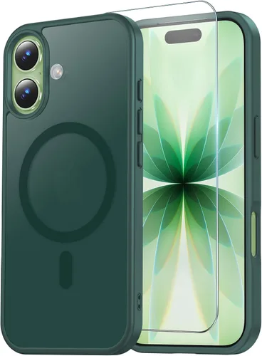 Vista 121 de Funda transparente para iPhone 11 con protector de pantalla, compatible con Magsafe, antiamarilleo, protección de grado militar, a prueba de golpes