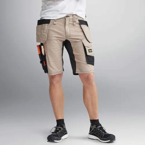 Vista 7 de Snickers Workwear AllroundWork 6141 - Pantalones cortos de trabajo elásticos de ajuste ajustado