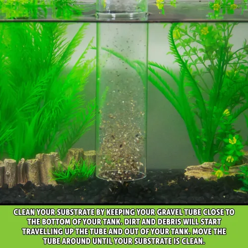 Vista 16 de Python Sistema de mantenimiento de acuario sin derrames, limpieza y llenado de grava y cambiador de agua, 25 pies