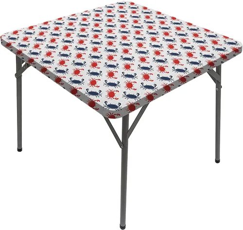 Vista 12 de Mantel cuadrado con estampado de vaca, puntos a rayas blancas y negras con estilo abstracto, para mesa de comedor cuadrada, se adapta a mesas de 24
