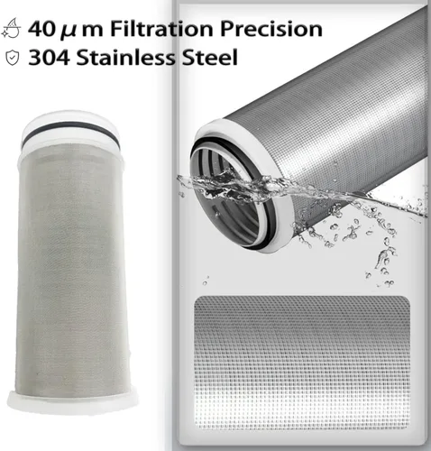 Vista 3 de Filtros de ducha de agua dura, filtros de cabezal de ducha para filtrar sedimentos y otras impurezas, purificadores de agua de grifo domésticos