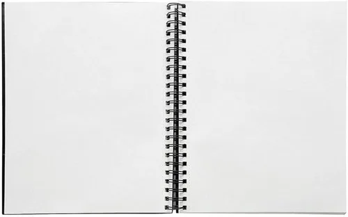 Vista 4 de KINGART Cuaderno de bocetos de tapa dura, 1 paquete, 9 x 12 pulgadas