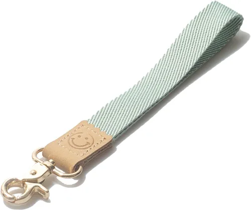 Vista 17 de DQL Correa de muñeca para llaves para mujeres y hombres, llavero de muñeca para llaves de automóvil, insignia, cartera y correa de muñeca para Negro