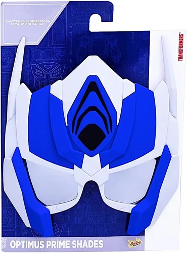 Vista 2 de sunstaches Transformers Optimus Prime Tall anteojos de sol juguete Gris Azul