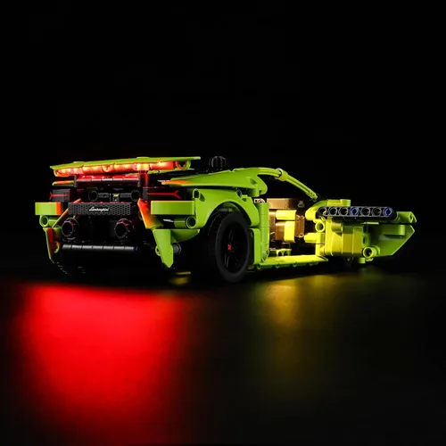 Vista 5 de LIGHTAILING Luz para Lego- 42161 Lamborghini Huracán Tecnica - Kit de iluminación LED compatible con el modelo de bloques de construcción Lego - NO