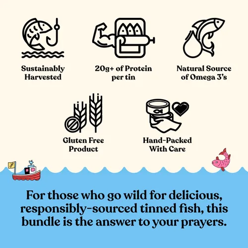 Vista 10 de Fishwife Anchoas cantábricas paquete de 3 (1.73 onzas) capturadas en la naturaleza y empaquetadas a mano con aceite de oliva virgen extra español