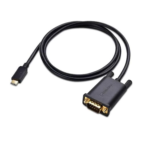 Vista 9 de Cable Matters Cable adaptador USB C a serie – 3 pies, USBC a DB9, cable USB C a RS232, compatible con Thunderbolt 5/4, compatible con Windows