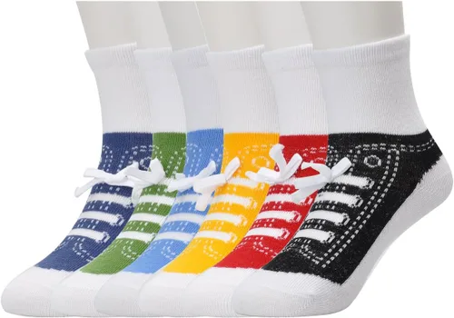 Vista 3 de EPEIUS Unisex Baby Girls Boys Non-Slip Socks (Set of 6)