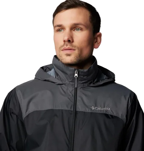 Vista 6 de Columbia Chaqueta impermeable para lluvia Glennaker Lake para hombre, compactable