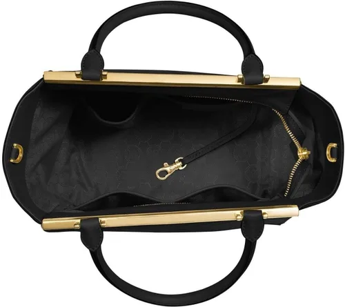 Vista 3 de Michael Kors Lana Bolso mediano, Negro