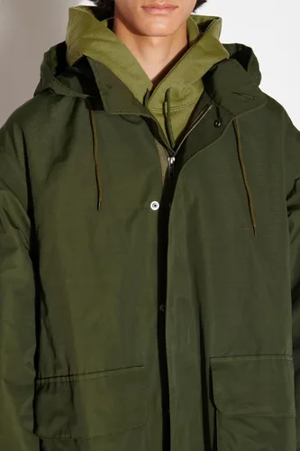 Vista 8 de Not So Ape Parka de gran tamaño, unisex para todo género, fabricada en Japón
