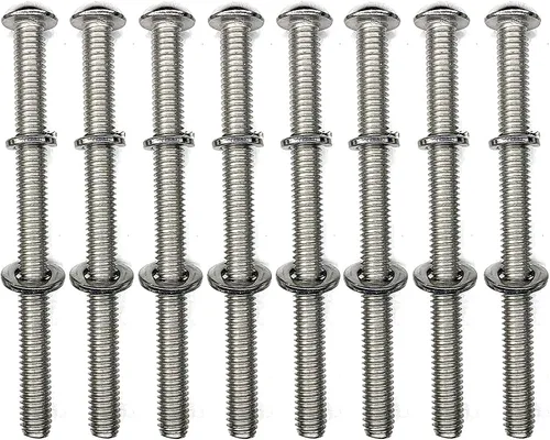 Vista 5 de Kit de accesorios para cabecero y estribo - Tuercas y pernos de acero Longitud: 3 pulgadas