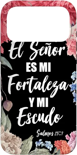 Vista 22 de El Señor ES Mi Fortaleza - Funda con versículo bíblico cristiano español para iPhone 17