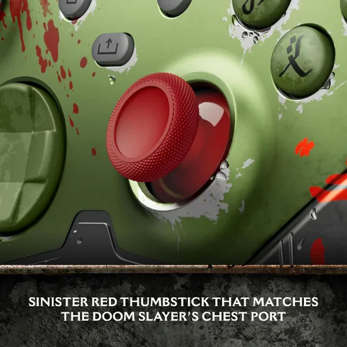 Vista 5 de Xbox Wireless Controller – DOOM: The Dark Ages Limited Edition Series X S, One, PCs, and Cloud-Enabled Devices (Renewed)