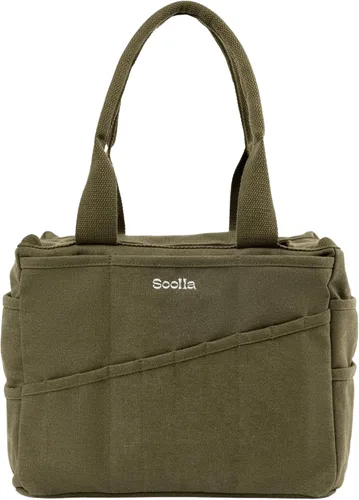 Vista 27 de Soolla Bolsa de estudio: organizador de almacenamiento de suministros de arte y bolsa de herramientas de cerámica, bolsa lavable, bolsa de hilo