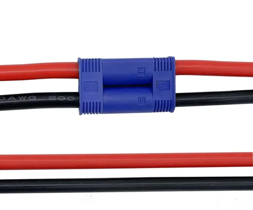 Vista 5 de EC5 conector macho a EC5 hembra Cable de extensión de cable RC Adaptador 10awg para cargador de batería de avión RC (1M/3.3FT)