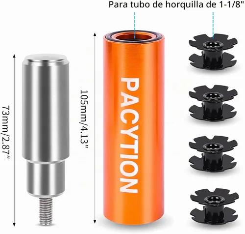 Vista 4 de Herramienta de ajuste de tuerca de estrella de tenedor de bicicleta