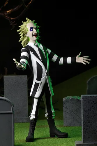 Vista 4 de NECA Toony Terrors - Figura de acción de escala 4 Beetlejuice - 6