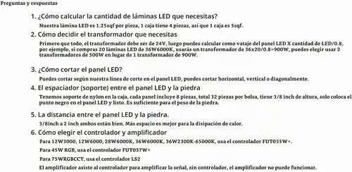 Vista 7 de 4PCS suave LED retroiluminación hoja 36W 6000Kblanco retroiluminado