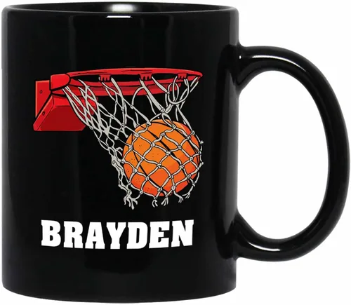 Vista 27 de Taza de café de fútbol personalizada con nombre, regalos para hombres, mujeres, amantes del fútbol, taza de cerámica negra personalizada de 11 onzas