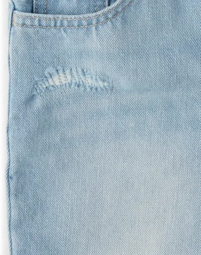 Vista 15 de Pantalones cortos midi de mezclilla