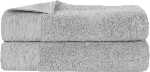 Vista 47 de Superior Rayon - Juego de toallas de 12 piezas de mezcla de bambú, de secado rápido, artículos esenciales para el baño, ducha, spa, toallas