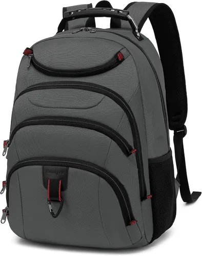 Vista 31 de Mochila para laptop Boavan para hombres (Negro, 15.6), Rosa(Amour Pink), Elegante