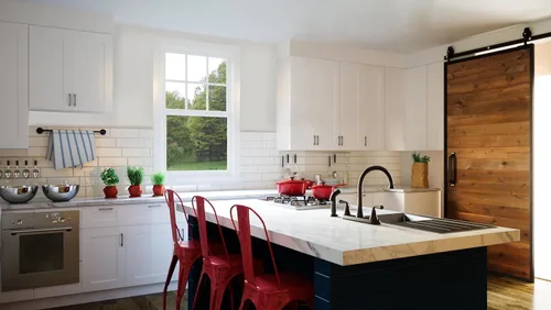 Vista 12 de Design House Brookings - Armario de cocina con base sin ensamblar, 9 pulgadas de ancho x 24 pulgadas de profundidad x 34.5 pulgadas de alto, marrón
