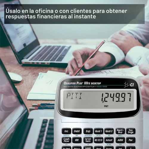Vista 4 de Calculated Industries Calculadora PRO de escritorio 43430 Qualifier Plus