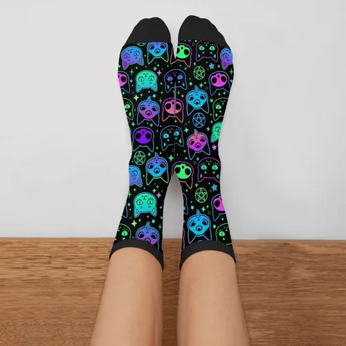 Vista 3 de Calcetines divertidos para hombres y mujeres