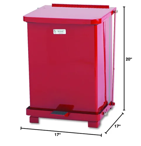 Vista 4 de Rubbermaid Commercial Defenders - Papelera con revestimiento de plástico