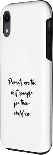 Vista 2 de Parents are the best example for their children Case for iPhone XR