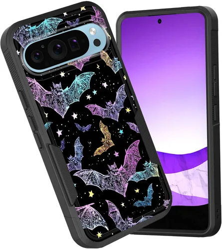 Vista 11 de Funda para Pixel 6A, funda híbrida de doble capa resistente a prueba de golpes de policarbonato duro de silicona suave TPU para Google Pixel 6A