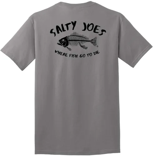 Vista 9 de Joe's Surf Shop - Camisetas de algodón pesado con gráficos en tamaño regular, grande y alto Logotipo de Longboard Ash / Sand
