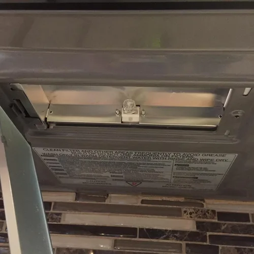 Vista 3 de Bombilla halógena para horno de microondas GE, bombilla de electrodoméstico para GE Samsung Kenmore Elite Maytag sobre la estufa de microondas, luz