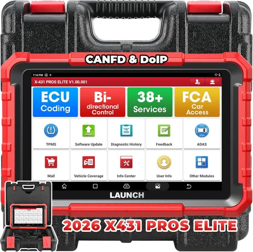 Vista 11 de Launch Lector de Código de Escáner OBD2 CR319 con Funciones Completas de Código de Revisión del Motor Negro