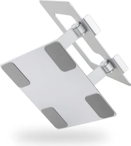 Vista 4 de Amazon Basics Soporte ergonómico resistente y portátil para laptop de escritorio, elevador ajustable, se adapta a todas las laptops y notebooks