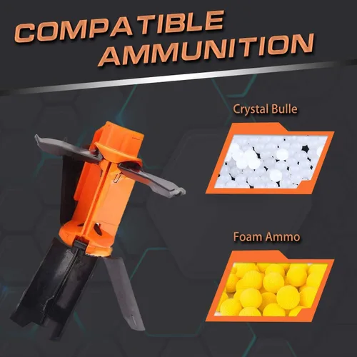 Vista 3 de Ruibytree CS Juguete táctico de plástico para Nerf Rival Battle Game, cs Foam Bullet Ball G renade (2 paquetes)
