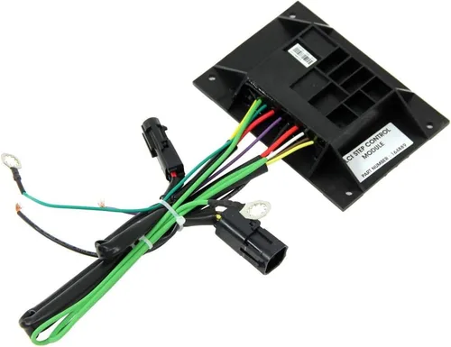 Vista 3 de Lippert 301702 - Módulo de control de paso eléctrico de repuesto para escalones de autocar de RV, arnés de cableado, placa de computadora