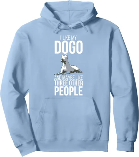 Vista 5 de Dogo Argentino Dog Pet Love Rescue Retro Hombres Mujeres Bark Pullover Hoodie