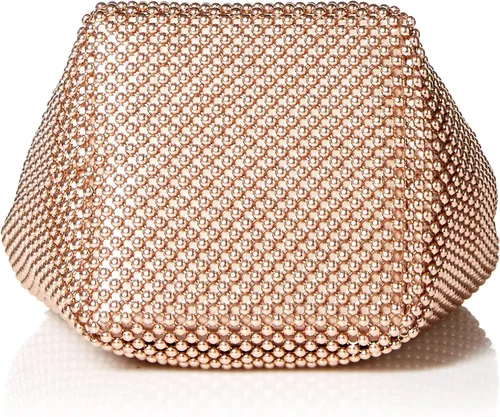 Vista 4 de Jessica McClintock Womens Gwen bola malla Anillo Wristlet Pouch Embrague